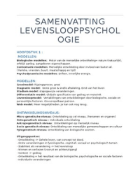 Levenslooppsychologie 