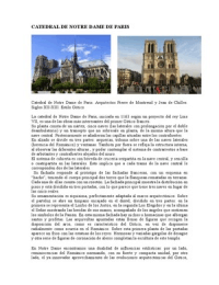 Notre Dame de Paris