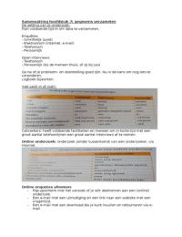 Nel Verhoeven Wat is onderzoek 5e druk samenvatting hoofdstuk 7