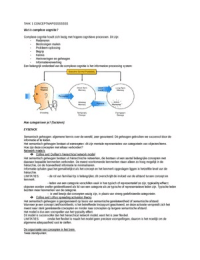 Complexe cognitie taak 1 tm 9