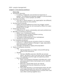 People management summary chapter 4, 13 till 17