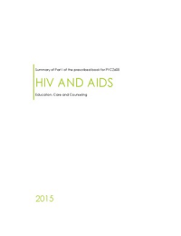 HIV and AIDS: Education, Care and Counselling (PYC2605)