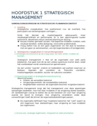 samenvatting organisatiemanagement