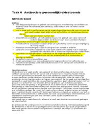 Taak 6 Antisocial PD and psychopathy