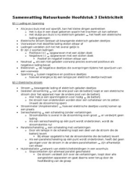 Natuurkunde Nova VWO 3 Hoofdstuk 3 Elektriciteit