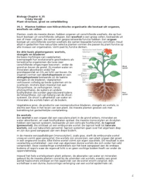 Samenvatting Hoofdstukken voor Biology (BIO11-BIO41)