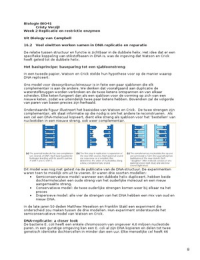 Samenvatting voor Biology 4 (BIO41)