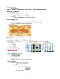 Samenvatting voor Hematologie (HEM13)