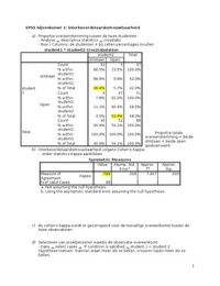 Samenvatting 3.7 SPSS: statistiek (collegejaar 2013-2014)