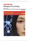 TEST BANK For Biological Psychology 13th Edition by James W. Kalat