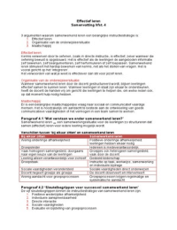 Samenvatting Effectief Leren H4