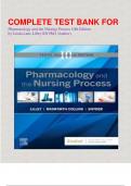 complete Test Bank for Pharmacology and the Nursing Process 10th Edition latest Update 