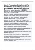 CBSPD  PACKAGE DEAL EXAM QUESTION AND ANSWERS WITH VERIFIED SOLUTIONS ALREADY PASSED!!! LATEST UPDATED 2024/2025