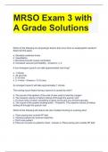 MRSO Exam 3 with A Grade Solutions.docx
