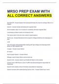 MRSO PREP EXAM WITH ALL CORRECT ANSWERS.docx