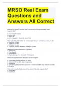 MRSO Real Exam Questions and Answers All Correct.docx