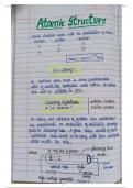 ATOMIC STRUCTURE NOTES FOR JEE MAINS/ADV/NCERT