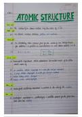 ATOMIC STRUCTURE NOTES + PYQS FOR JEE MAINS/ADV/NCERT