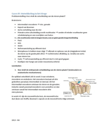 Cases 4: Ontwikkeling van de nieren