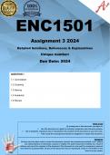 ENC1501 Assignment 3 (COMPLETE ANSWERS) 2024