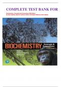COMPLETE TEST BANK FOR  Biochemistry: Concepts And Connections 2Nd Edition By Dean Appling, Spencer Anthony-Cahill, Christopher Mathews latest Update.
