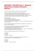 2208-BIOL-1345-002 Exam 3 - Requires Respondus Lockdown Browser+ Webcam