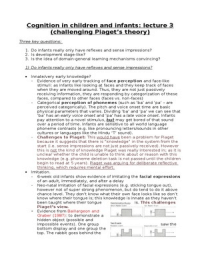 Challenging Piaget's theory