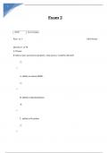  BIOL 133 BIOL 133 EXAM 2 QUESTIONS WITH ANSWERS