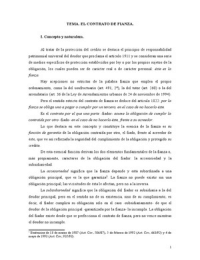 Civil II: CONTRATO DE FIANZA