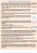 NHA EKG (CET) STUDY GUIDE QUESTIONS AND ANSWERS