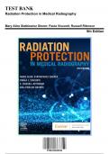 Test Bank: Radiation Protection in Medical Radiography, 9th Edition by Sherer - Chapters 1-16, 9780323825030 | Rationals Included