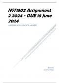 NST1502 Assignment 2 2024 - DUE 18 June 2024