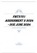 FMT3701 Assignment 2 2024 - DUE June 2024