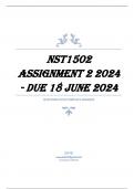 NST1502 Assignment 2 2024 - DUE 18 June 2024