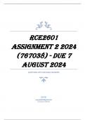 RCE2601 Assignment 2 2024 (767038) - DUE 7 August 2024