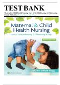 Test Bank for Maternal & Child Health Nursing: Care of the Childbearing & Childrearing Family 9th Edition