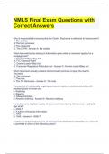 NMLS Final Exam Questions with Correct Answers.docx