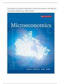 Test Bank & Solution Manual for Microeconomics 2nd Edition (Canadian Edition) by Dean Karlan