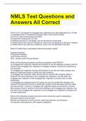 NMLS Test Questions and Answers All Correct.docx