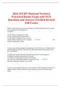 2024 ATI RN Maternal Newborn Proctored Retake Exam with NGN Questions and Answers (Verified Revised Full Exam)
