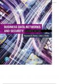 Test bank and Instructor manuals for Business Data  Networks and Security, 11th edition By Raymond R.  Panko