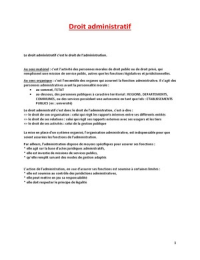 DUT - GEA Droit Administratif 2ème Année