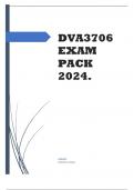 DVA3706 EXAM PACK 2024