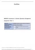  BMM3003 Introduction to Business Operations Management 