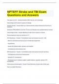 NPTEFF Stroke and TBI Exam Questions and Answers.docx