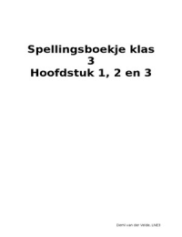 Spellingsregels 