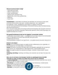 Volledige samenvatting beroepenkunde en functieanalyse. 