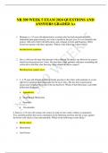 NR 509 WEEK 5 EXAM 2024 QUESTIONS AND ANSWERS GRADED A+