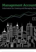 Test Bank For Management Accounting Information  For Creating And Managing Value 8th Edition By Kim  Langfield Smith