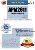 APM2611 Tutorial Letter WITH Assignments 2024